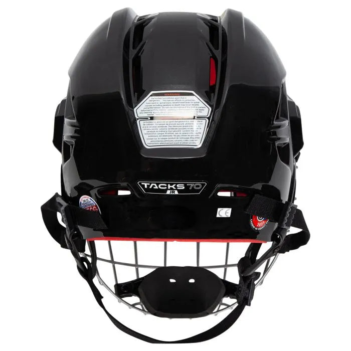 CCM Tacks 70 Junior Hockey Helmet Combo