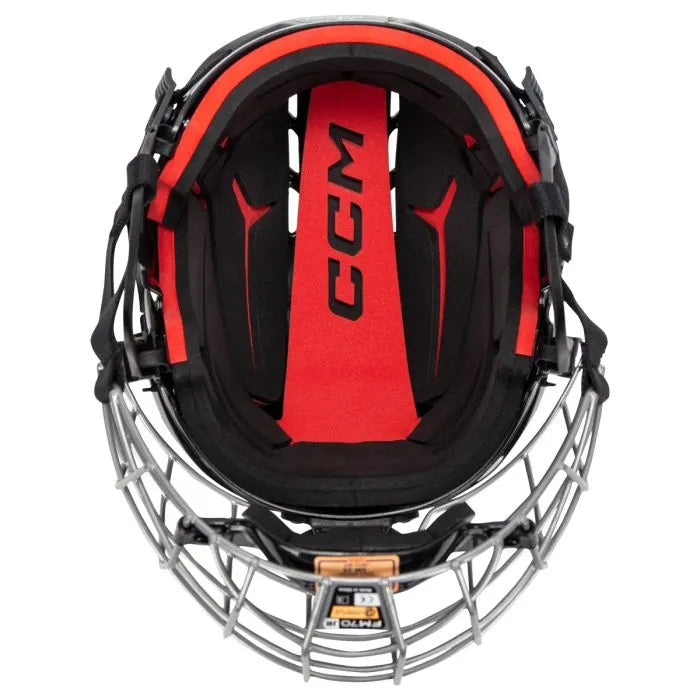 CCM Tacks 70 Junior Hockey Helmet Combo