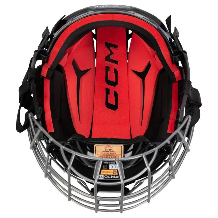 CCM Tacks 70 Youth Hockey Helmet Combo