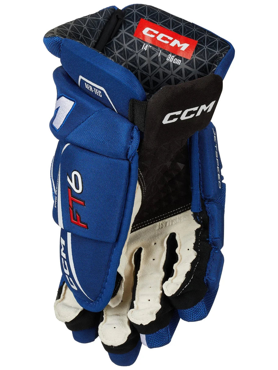 CCM Jetspeed FT6 Junior Hockey Gloves