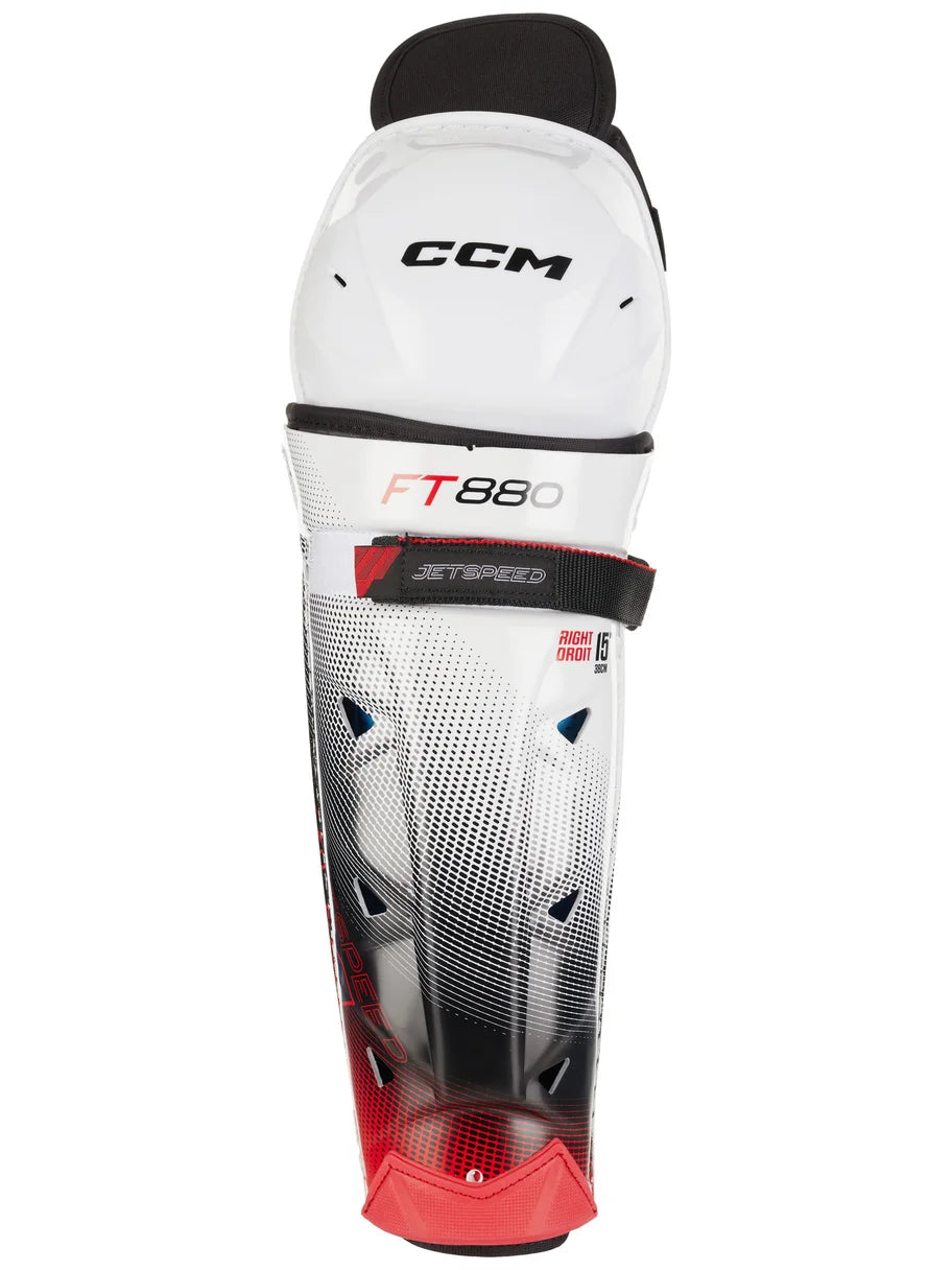 CCM Jetspeed FT880 Senior Hockey Shin Guards