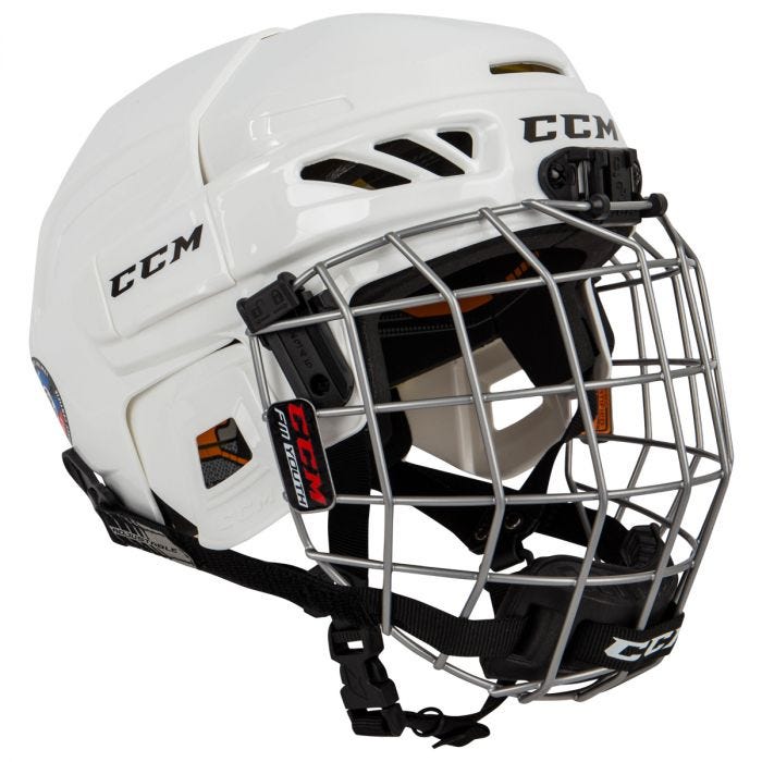 CCM Fitlite 3DS Youth Hockey Helmet Combo