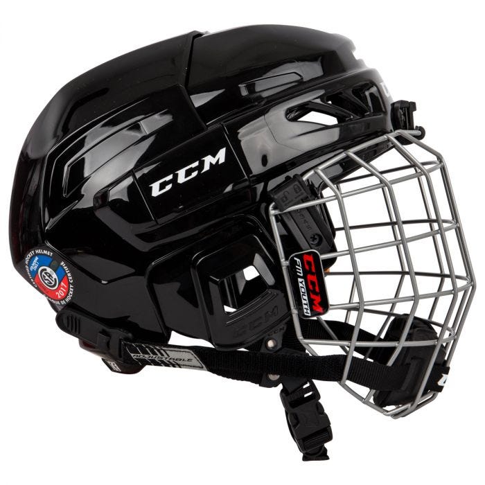 CCM Fitlite 3DS Youth Hockey Helmet Combo