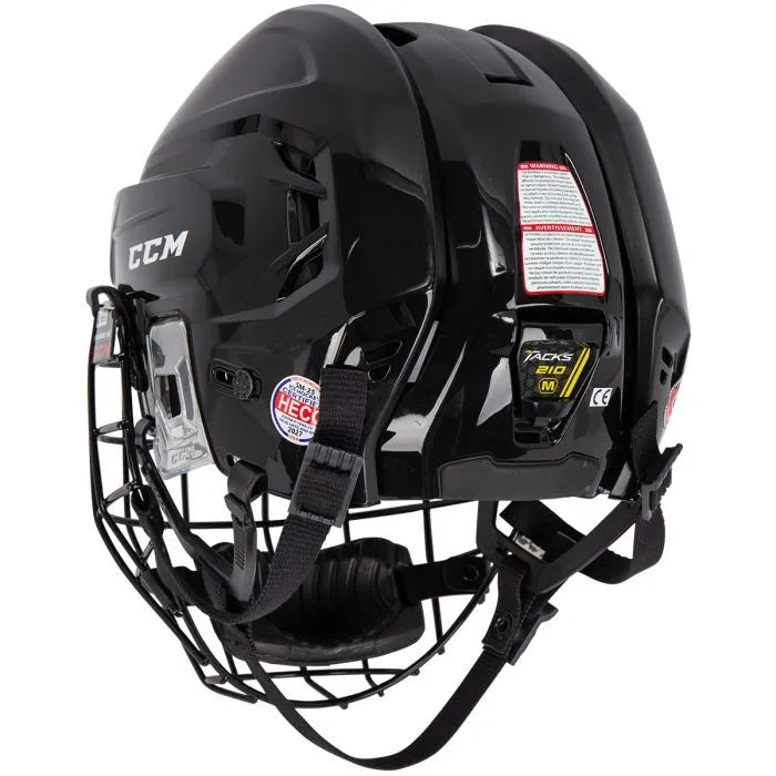 CCM Tacks 210 Hockey Helmet Combo