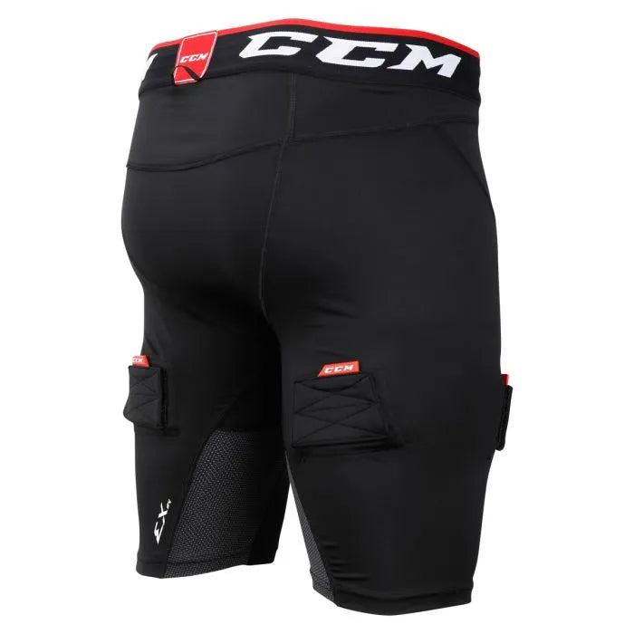 CCM Compression Senior Jock Shorts w/Cup